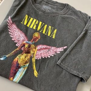 Oversized Nirvana shirt